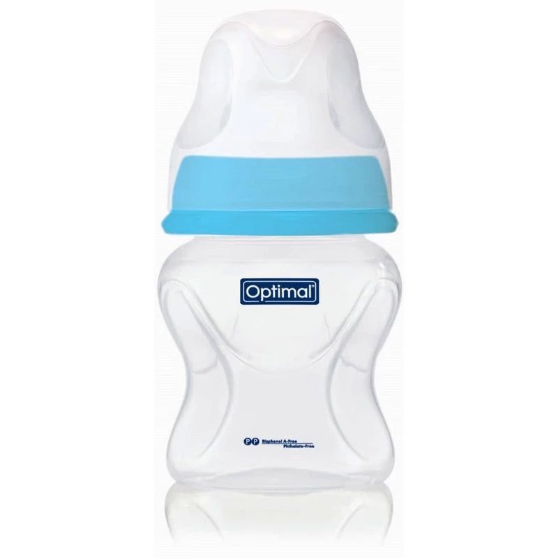 Optimal Feeding Bottle 60ML with Round Nipple – Blue