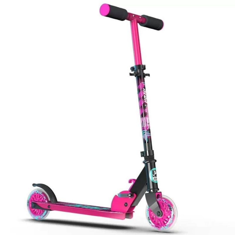 Yvolution Neon Apex - 2 LED-Wheel Scooter in Neon Pink