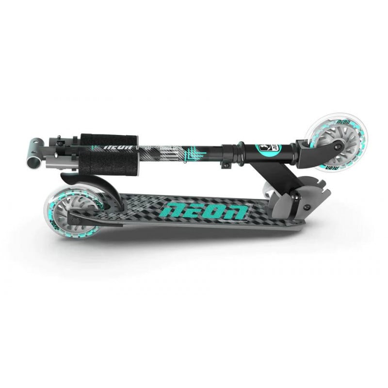 Yvolution Neon Apex - 2-Wheel Scooter in Light Blue and Grey