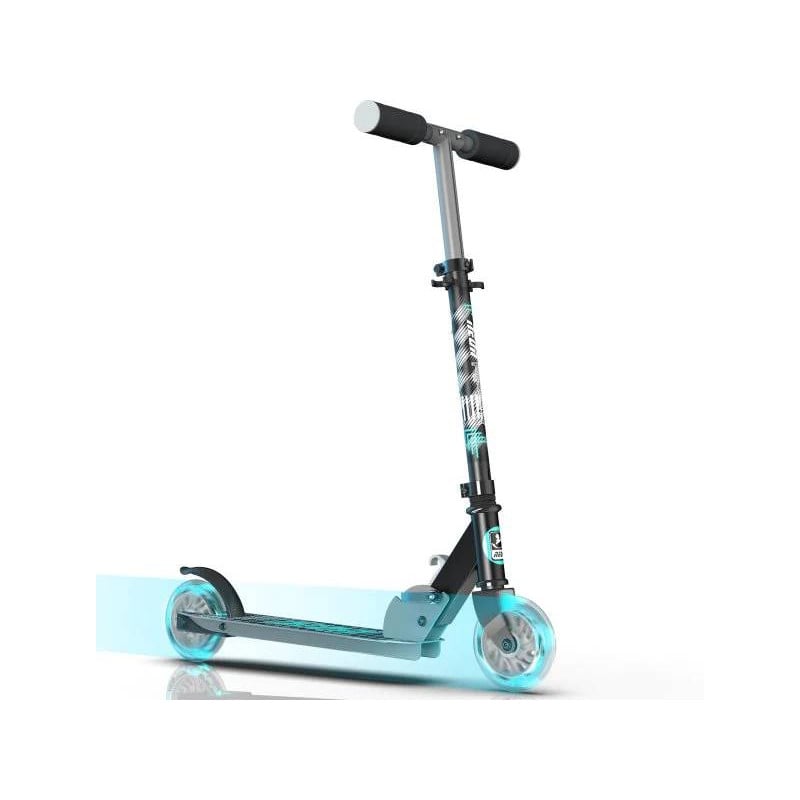 Yvolution Neon Apex - 2 LED-Wheel Scooter in Grey