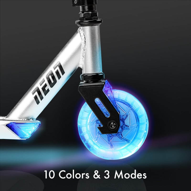 Yvolution Neon Ghost - سكوتر ثنائي العجلات باللون الرمادي Yvolution Neon Ghost - سكوتر ثنائي العجلات باللون الرمادي