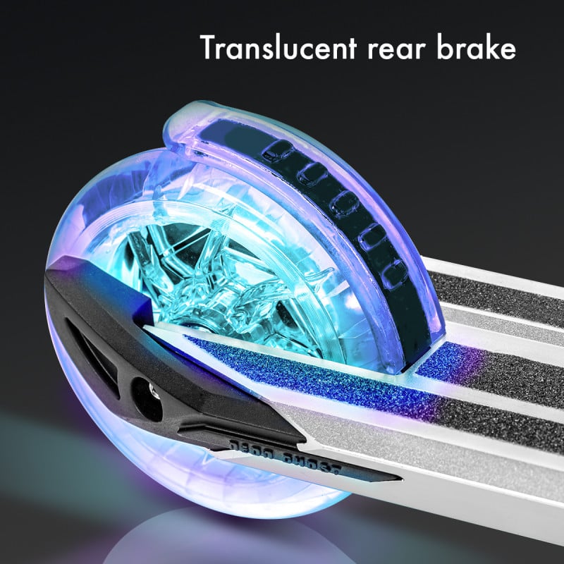 Yvolution Neon Ghost - سكوتر ثنائي العجلات باللونين الأسود والوردي Yvolution Neon Ghost - سكوتر ثنائي العجلات باللونين الأسود والوردي