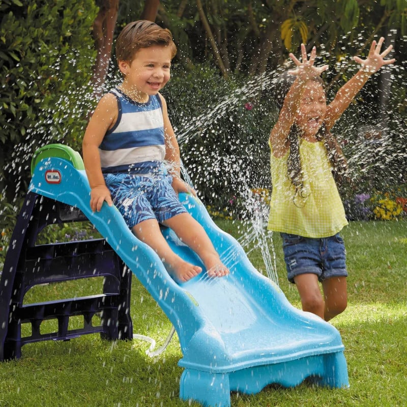 Little Tikes 2-in-1 Indoor-outdoor Wet Or Dry Slide Little Tikes 2-in-1 Indoor-outdoor Wet Or Dry Slide