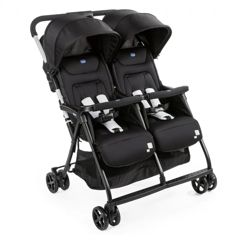 Chicco Echo Twin Stroller – Garnet – Light & Comfortable