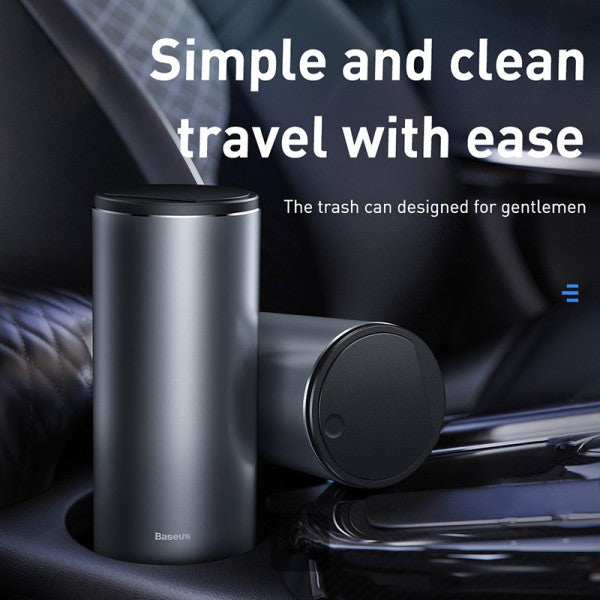 Baseus Gentleman Style Car Trash Can 500ml Aluminum Alloy Baseus Gentleman Style Car Trash Can 500ml Aluminum Alloy