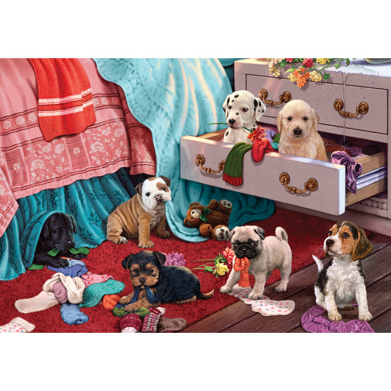 Ks Games Puzzle Puppies In The Bedroom Design 500 Pieces