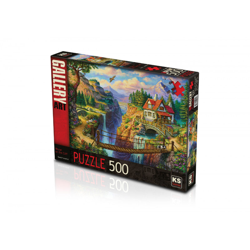 Ks Games Puzzle House on the Cliff Design 500 Pieces Ks Games Puzzle House on the Cliff Design 500 Pieces