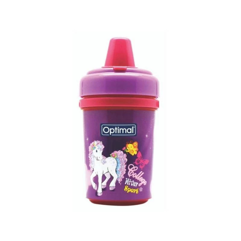 Optimal Children’s Mug With Silicone Tip – Purple, 240ml Optimal Children’s Mug With Silicone Tip – Purple, 240ml