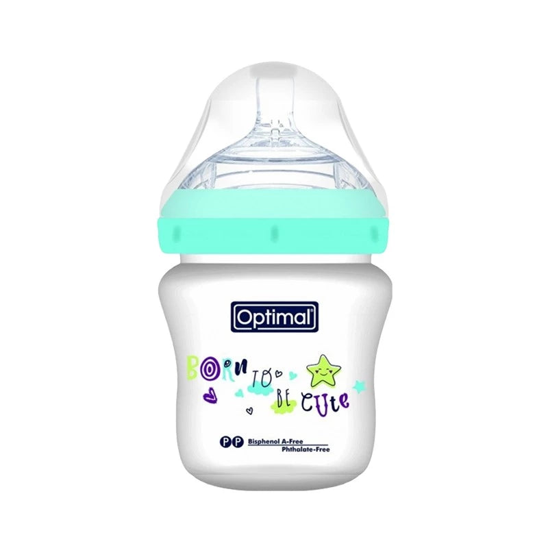 Optimal Plastic Baby Bottle – Multi-Color, 1 Piece Optimal Plastic Baby Bottle – Multi-Color, 1 Piece