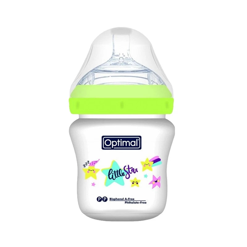 رضاعة بلاستيك للأطفال – ألوان متعددة، قطعة واحدة | Optimal
