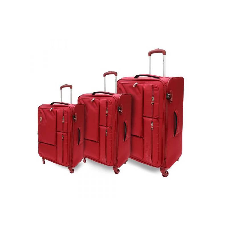 ARMN 3-Piece Travel Luggage Set – Bold Red & Durable ARMN 3-Piece Travel Luggage Set – Bold Red & Durable