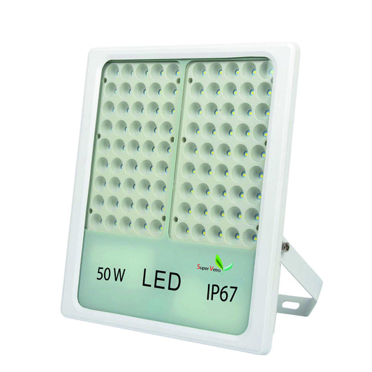 SuperVetro 50W LED Flood Light – White, Durable & Bright