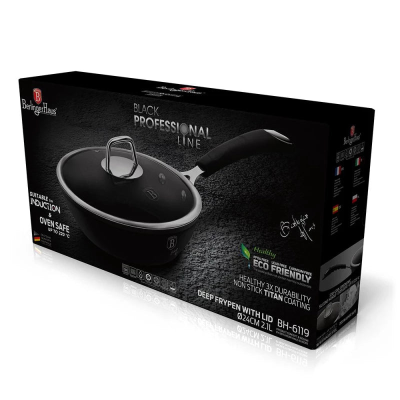 Berlinger Haus Professional Black Deep Frypan 24cm