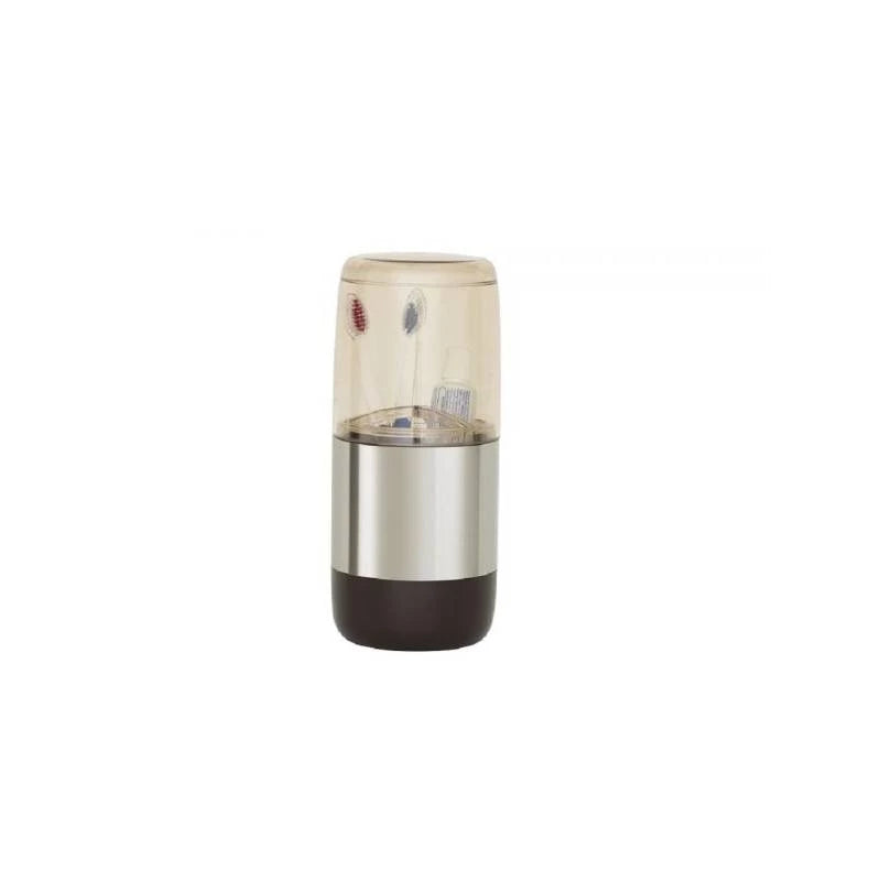 Primanova Lima Toothbrush Holder – Brown, Modern Design Primanova Lima Toothbrush Holder – Brown, Modern Design