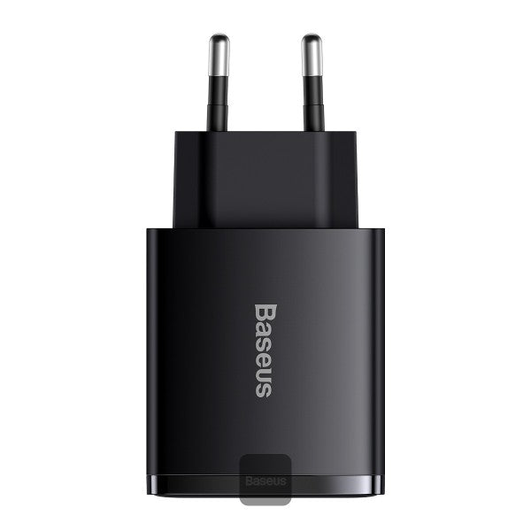 Baseus Compact Quick Charger 30W 3A USB Type-C + 2x USB