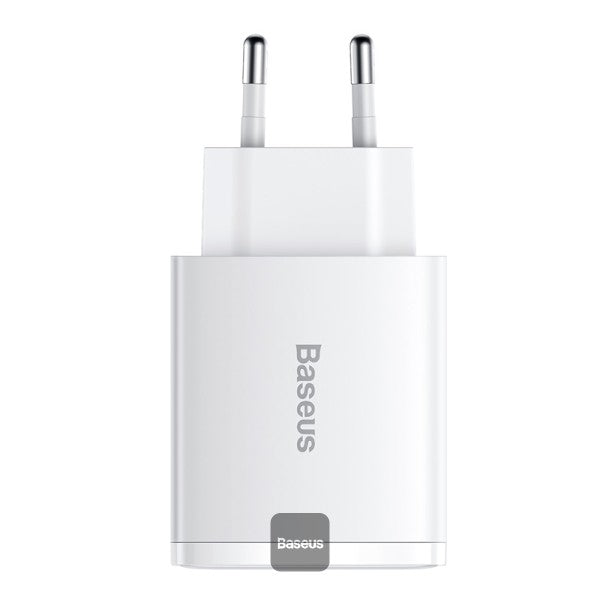 Baseus Compact Quick Charger 30W 3A USB Type-C + 2x USB