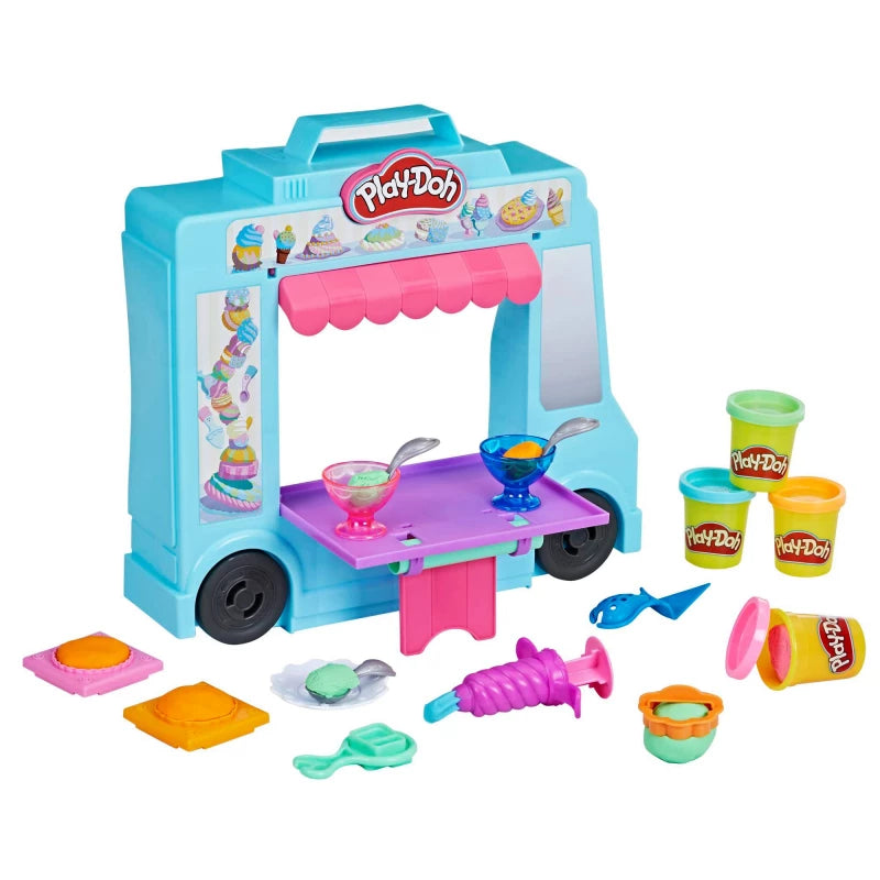 Hasbro Play-Doh Ice Cream Truck Playset - Create Fun Hasbro Play-Doh Ice Cream Truck Playset - Create Fun