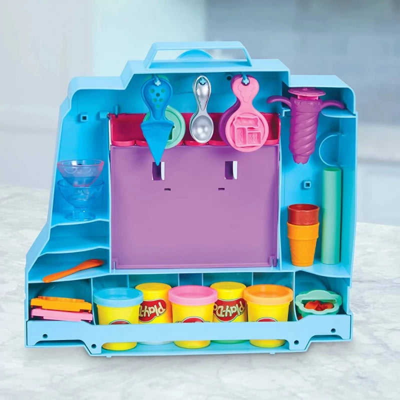 Hasbro Play-Doh Ice Cream Truck Playset - Create Fun Hasbro Play-Doh Ice Cream Truck Playset - Create Fun
