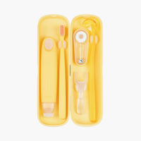 Flipper MONO Oral Care Kit with Portable Toothbrush Travel Case - 4-in-1 Dental Set