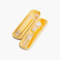 Flipper MONO Oral Care Kit with Portable Toothbrush Travel Case - 4-in-1 Dental Set
