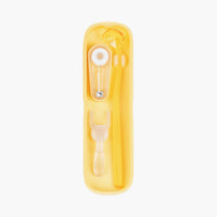 Flipper MONO Oral Care Kit with Portable Toothbrush Travel Case - 4-in-1 Dental Set