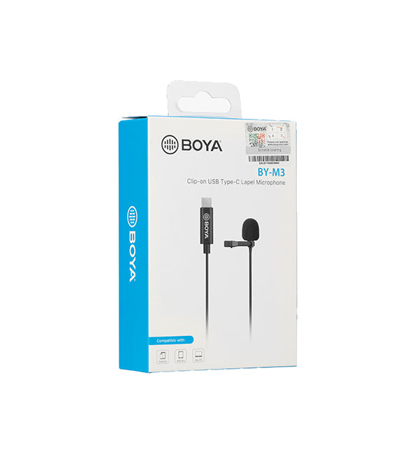 Boya Digital USB Lavalier Microphone for Type C Boya Digital USB Lavalier Microphone for Type C