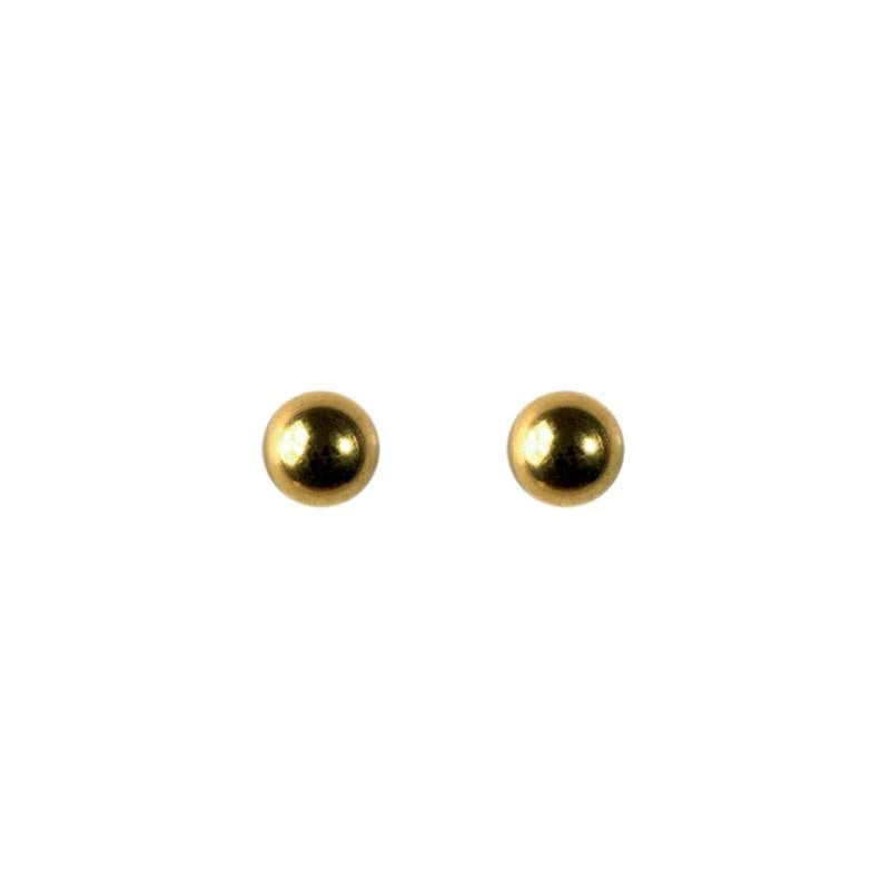Studex Gold Plated Heartlite Crystal 3MM Earrings for Kids