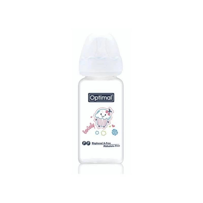 Optimal Colored Glass Feeding Bottle 160ml