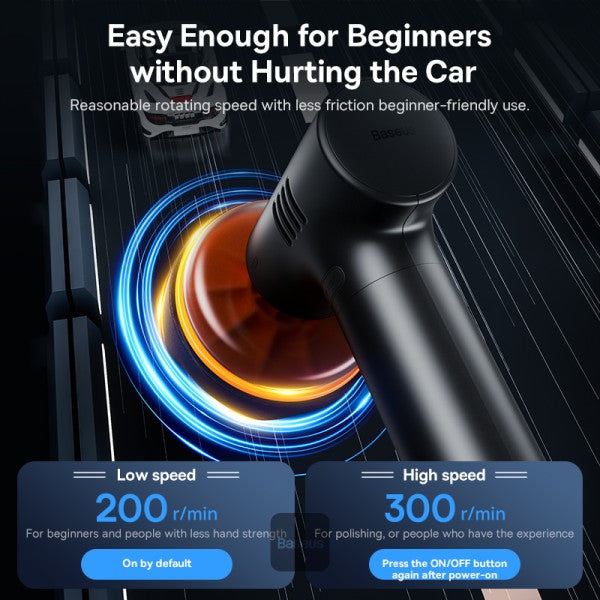 Baseus NEOPower Mini Cordless Car Waxer Lite Adjustable Speed Baseus NEOPower Mini Cordless Car Waxer Lite Adjustable Speed