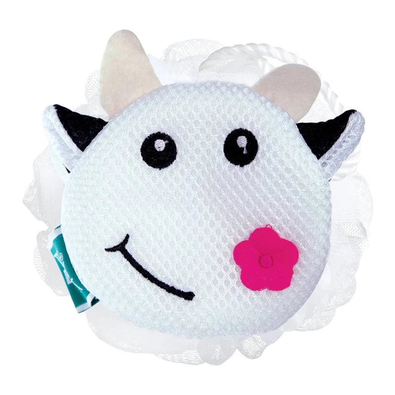 اسفنجة استحمام للأطفال من أوبتيمال – لون أبيض ناعم