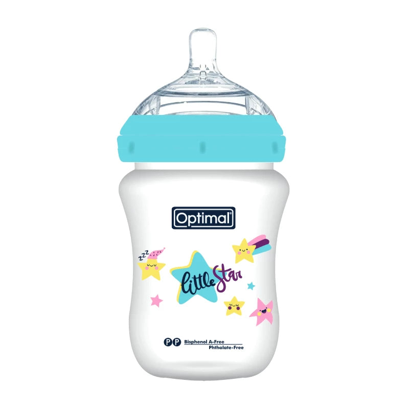 Optimal Wide-Neck Baby Bottle 300ml – Safe & Colorful +0 Optimal Wide-Neck Baby Bottle 300ml – Safe & Colorful +0