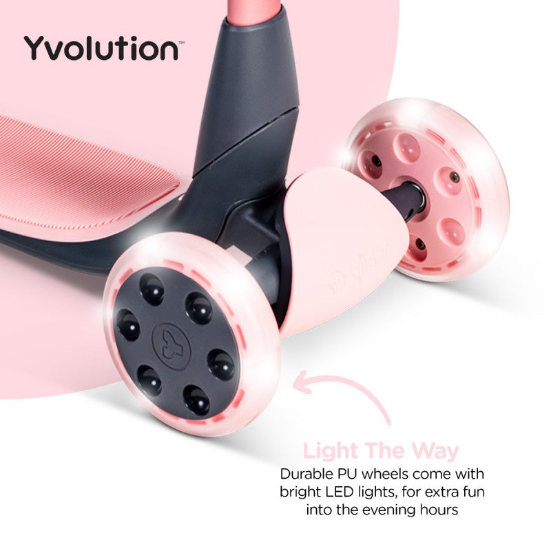 Yvolution Y Glider Nua - Light-Up Scooter for Kids Yvolution Y Glider Nua - Light-Up Scooter for Kids