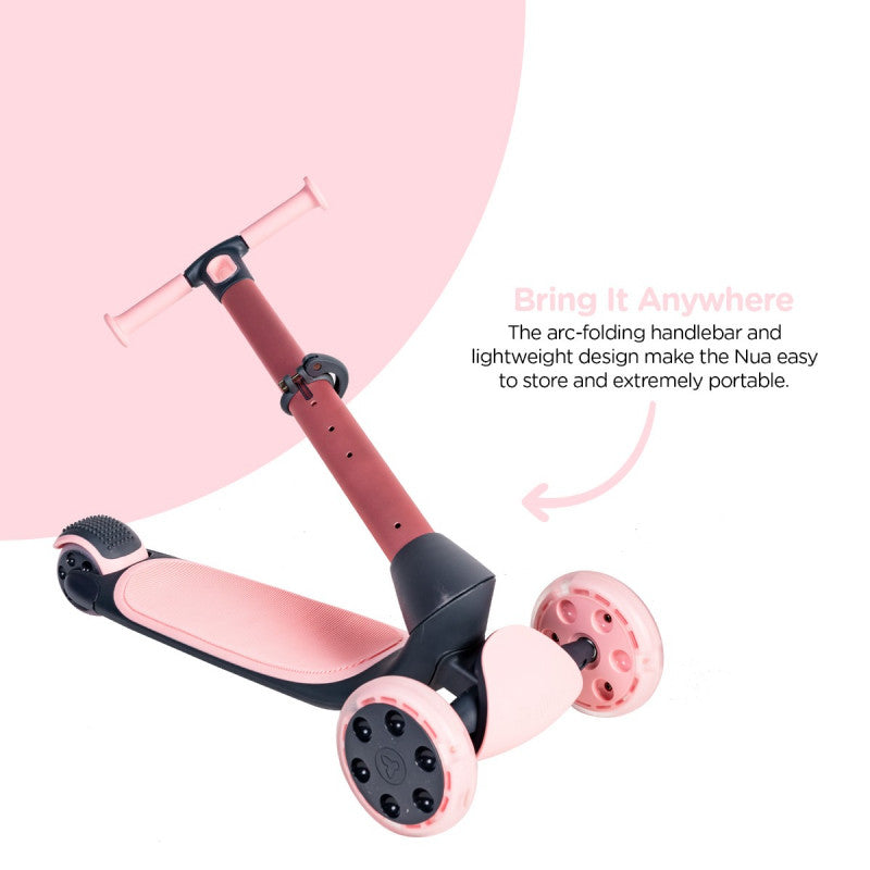 Yvolution Y Glider Nua - Light-Up Scooter for Kids