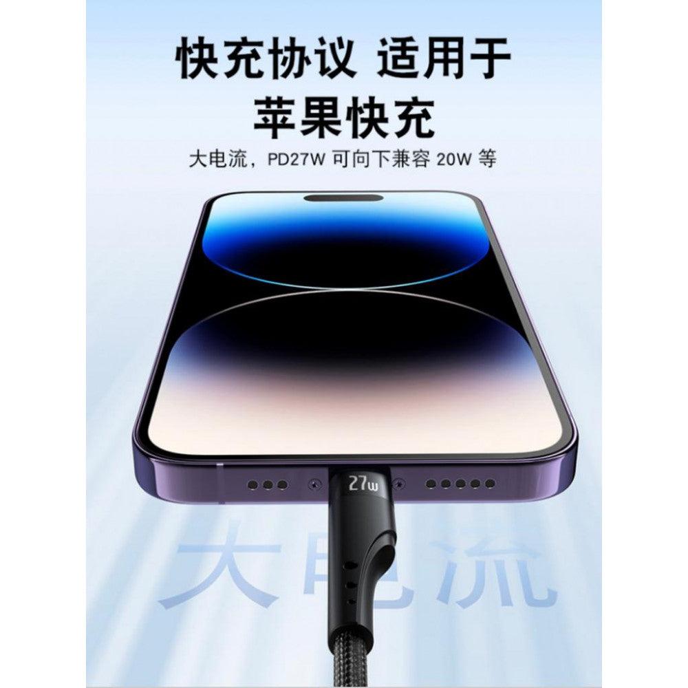 YESIDO 3M 27W PD Data Cable Fast Charging - Black YESIDO 3M 27W PD Data Cable Fast Charging - Black