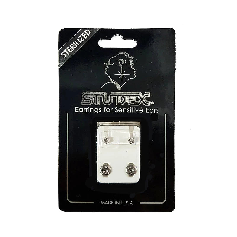 Studex Mini Tiffany April Crystal Earrings – Small & Elegant