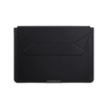 UNIQ Oslo Laptop Sleeve with Foldable Stand 14 inch - Jet Black