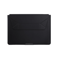 UNIQ Oslo Laptop Sleeve with Foldable Stand 14 inch - Jet Black