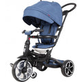 QPlay Prime 6-in-1 Kids Tricycle – Blue, For Kids 6 Months & Up