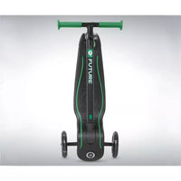 QPlay Future Kids Scooter – Green, 3-Wheel Light-Up Ride