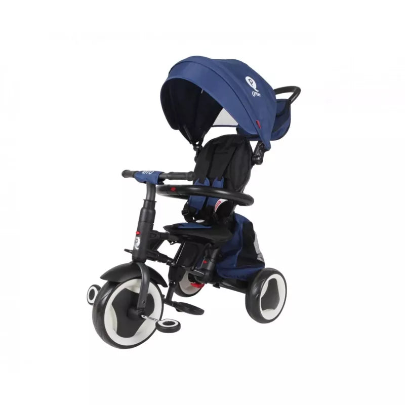 Qplay Rito Plus Tricycle – Blue, Foldable & Convertible Qplay Rito Plus Tricycle – Blue, Foldable & Convertible