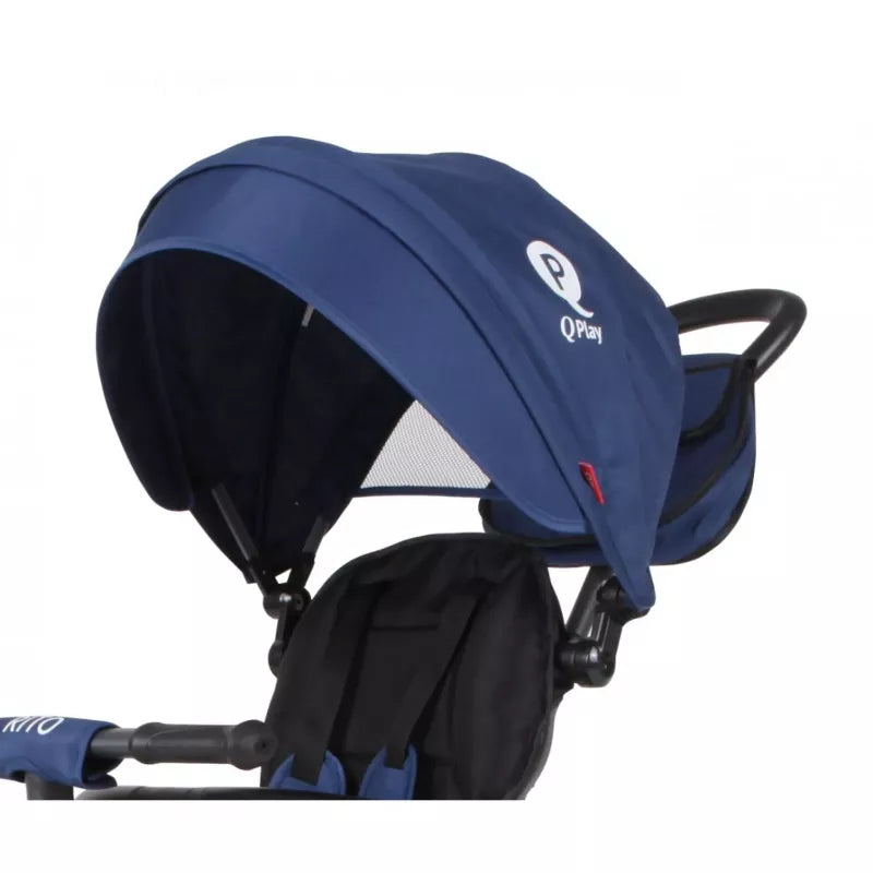 Qplay Rito Plus Tricycle – Blue, Foldable & Convertible Qplay Rito Plus Tricycle – Blue, Foldable & Convertible