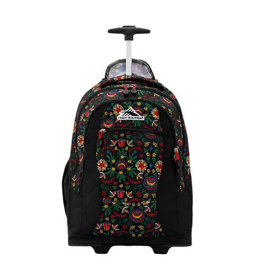 High Sierra Wheeled Backpack – Black, Versatile for Travel