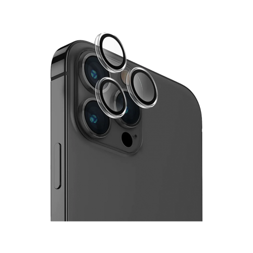 واقي عدسة الكاميرا أوبتكس من يونيك لهاتف آيفون 15 برو ماكس (6.7) – شفاف كريستالي