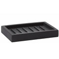 Aquanova Moon Soap Dish – Sleek Black Polyresin Design