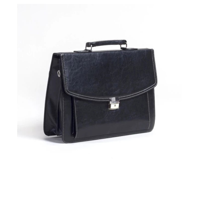 ARMN Black Leather Document Bag – Stylish & Durable ARMN Black Leather Document Bag – Stylish & Durable