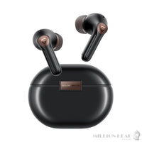 SoundPEATS Air4: Wireless Earbuds, Boosted Bass, 26H Playtime - BLACK