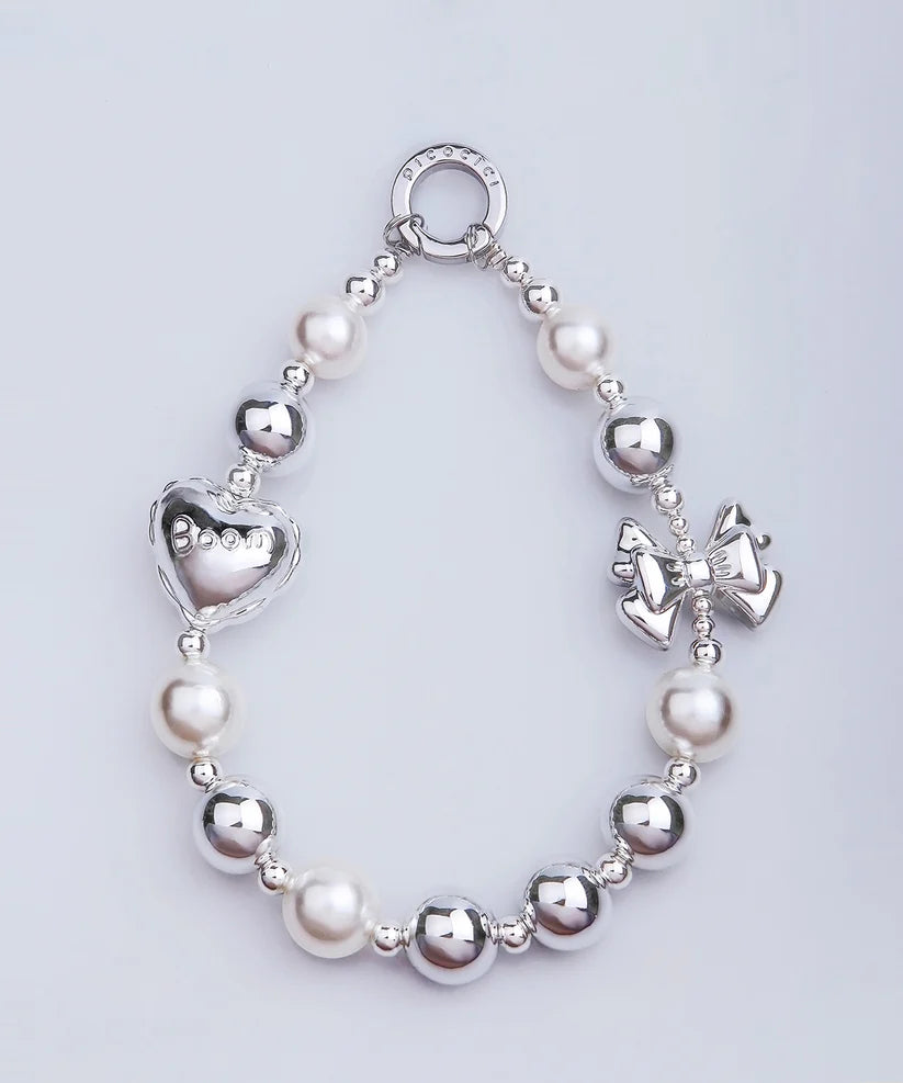 Picocici Streamer Bow Butt Peach-2 - Stylish Phone Charm