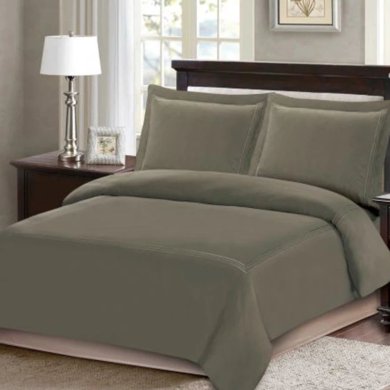 طقم بيت لحاف كينغ 4 قطع بني من ARMN Nature Soft
