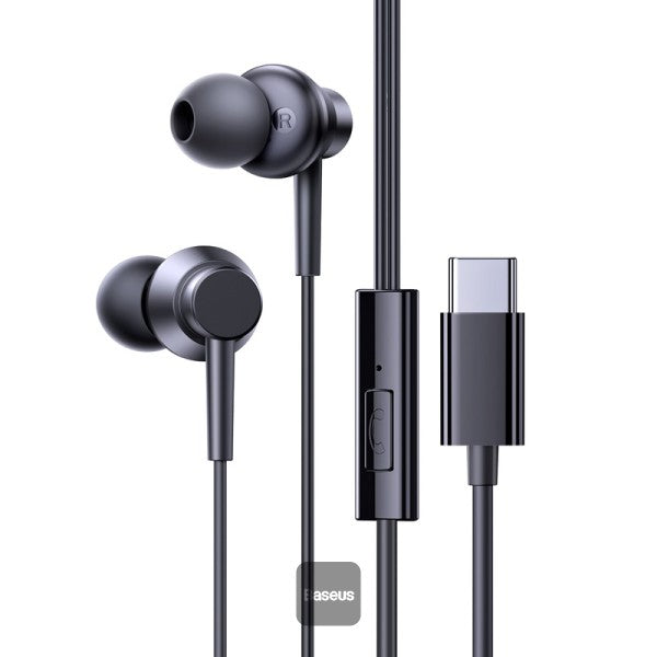 Baseus Encok CZ11 Type-C Wired Headphone, In-Ear Headset with Mic