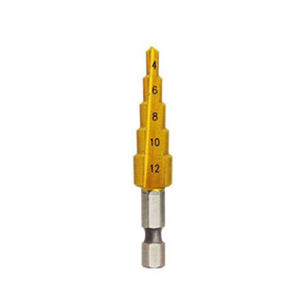 Work Site XSDB412 Step Drill Bit 4-12mm | Precision Tool Work Site XSDB412 Step Drill Bit 4-12mm | Precision Tool